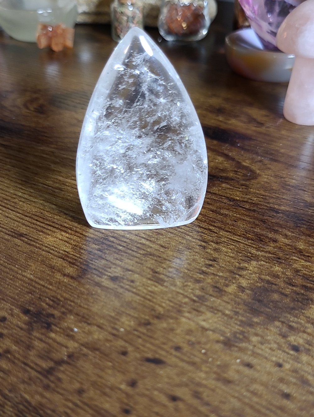 Crackle Quartz Teardrop